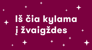Iš čia kylama į žvaigždes